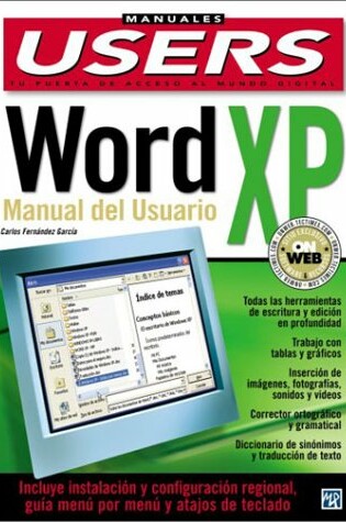 Cover of Microsoft Word XP Manual del Usuario