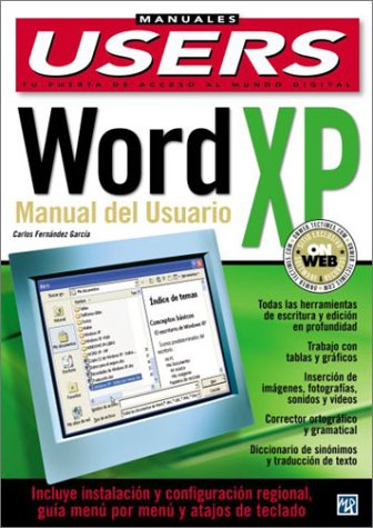 Book cover for Microsoft Word XP Manual del Usuario