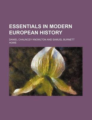 Book cover for Essentials in Modern European History