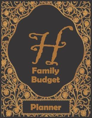 Book cover for H Family Budget Planner