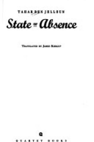 Cover of State of Absense