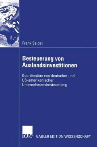 Cover of Besteuerung von Auslandsinvestitionen