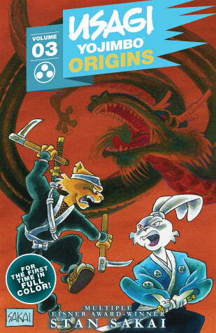 Book cover for Usagi Yojimbo Origins, Vol. 3: Dragon Bellow Conspiracy