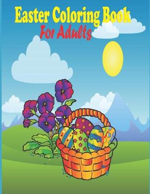 Book cover for Easter coloring Book for Adults