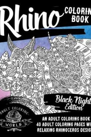 Cover of Rhino Coloring Book