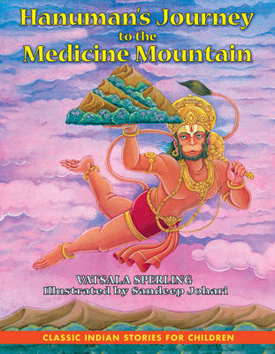 Book cover for Hanumans Journey to the Medicine Mountain