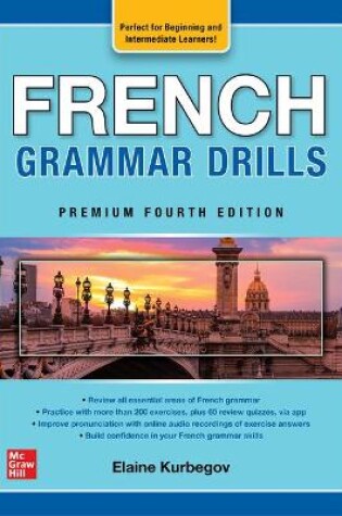Cover of French Grammar Drills, Premium Fourth Edition