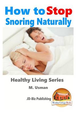 Book cover for How to Stop Snoring Naturally