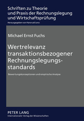 Book cover for Wertrelevanz Transaktionsbezogener Rechnungslegungsstandards