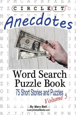 Book cover for Circle It, Anecdotes, Word Search, Puzzle Book