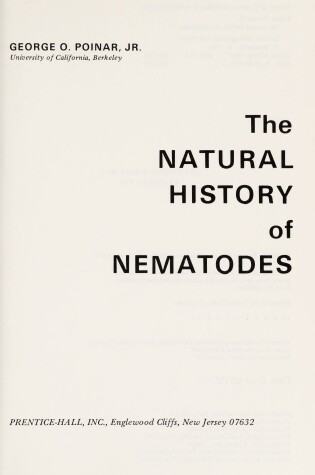 Cover of The Natural History of Nematodes