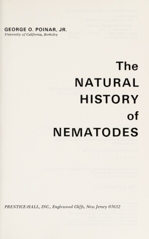 Book cover for The Natural History of Nematodes