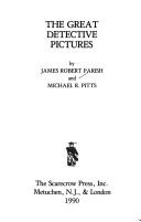 Book cover for The Great Detective Pictures