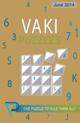 Book cover for Vaki Puzzles June 2014