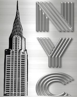 Book cover for Iconic Chrysler Building New York City Sir Michael Artist Drawing Writing journal