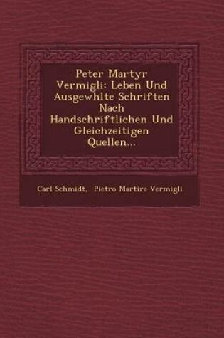 Cover of Peter Martyr Vermigli