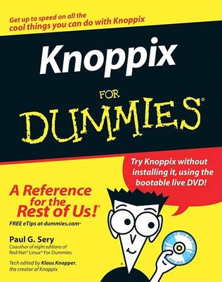 Book cover for Knoppix Linux For Dummies