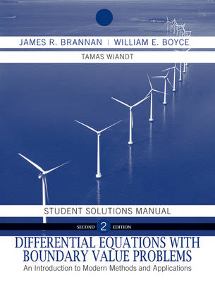 Book cover for Differential Equations 2E an Introduction to Modern Methods and Applications with Boundary Problems Student Solutions Manual