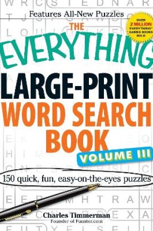 Cover of The Everything Large-Print Word Search Book Volume III