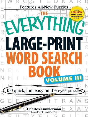 Cover of The Everything Large-Print Word Search Book Volume III