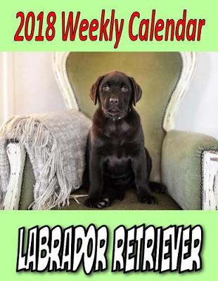 Book cover for 2018 Weekly Calendar Labrador Retriever