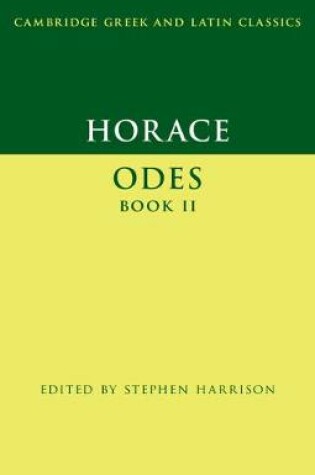 Cover of Horace: Odes Book II