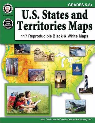 Book cover for U.S. States and Territories Maps, Grades 5 - 8