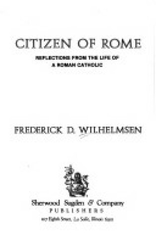 Cover of Citizen of Rome