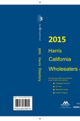 Cover of Harris Directory of California Wholesalers & Service Companies 2015