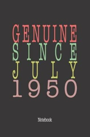 Cover of Genuine Since July 1950