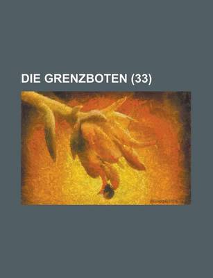 Book cover for Die Grenzboten (33 )