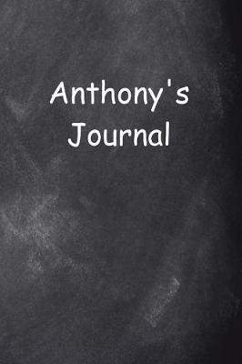 Book cover for Anthony Personalized Name Journal Custom Name Gift Idea Anthony