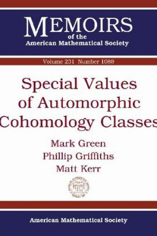 Cover of Special Values of Automorphic Cohomology Classes