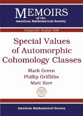 Book cover for Special Values of Automorphic Cohomology Classes