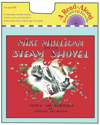 Book cover for Mike Mulligan and His Steam Shovel Book & CD