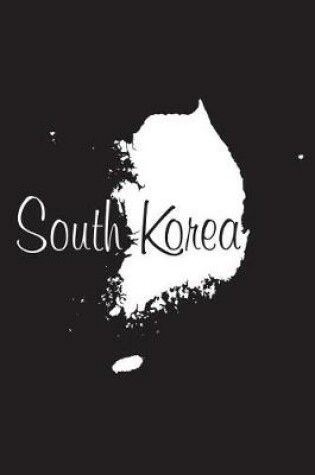 Cover of South Korea - Black 101 - Lined Notebook with Margins - 6X9