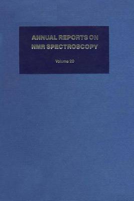 Book cover for Annual Reports NMR Spectroscopy V20 APL