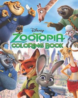 Book cover for Zootopia Coloring Book