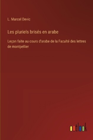 Cover of Les pluriels bris�s en arabe