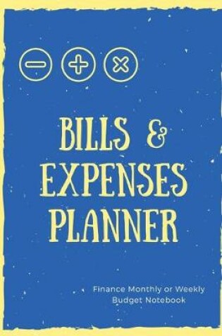 Cover of Bills and Expenses Planner