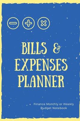Book cover for Bills and Expenses Planner