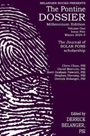 Cover of The Pontine Dossier Millennium Edition Volume One Issue Five