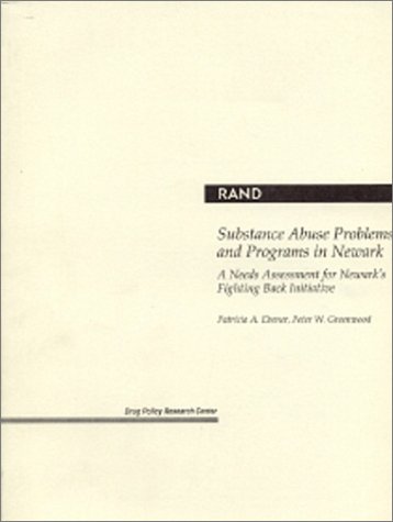 Book cover for Substance Abuse Problems and Programs in Newark