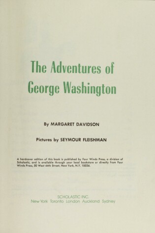 Cover of Adventures of George Washington