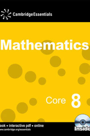 Cover of Cambridge Essentials Mathematics Core 8 Pupil's Book