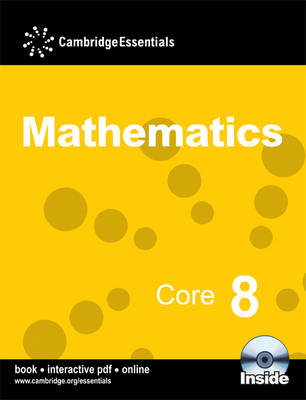 Book cover for Cambridge Essentials Mathematics Core 8 Pupil's Book