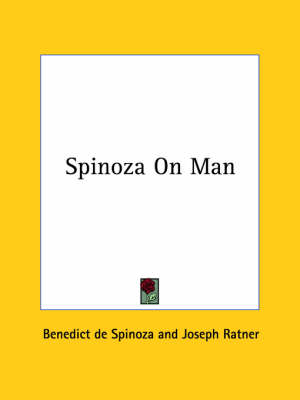 Book cover for Spinoza on Man