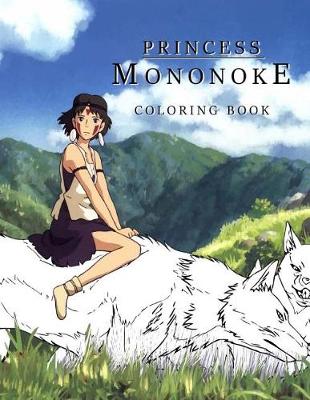 Book cover for Princess Mononoke Coloring Book