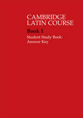 Book cover for Cambridge Latin Course 1 Student Study Book Answer Key