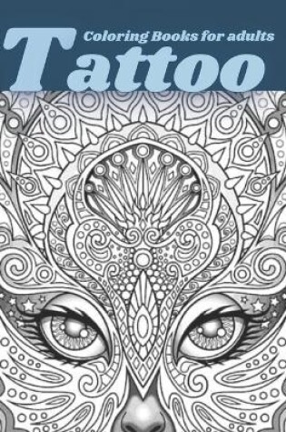 Cover of Tattoo Coloring Books for adults